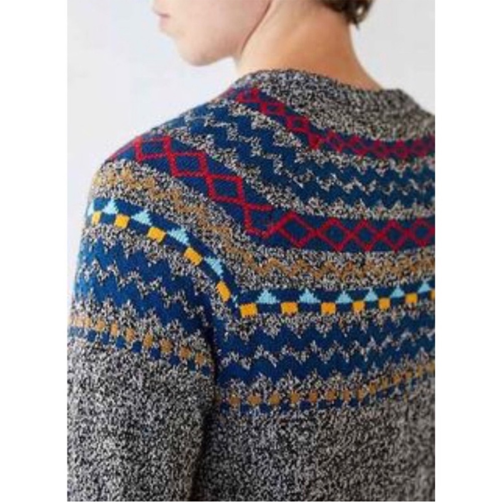 Urban Outfitters O’hanlon Mills Fair Isle Sweater Medium View 2